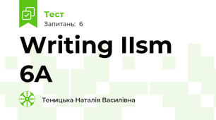 Writing IIsm 6A