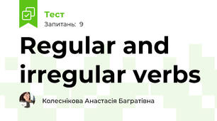 Regular and irregular verbs 