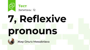 7, Reflexive pronouns 