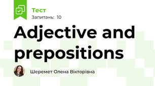 Adjective and prepositions 