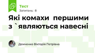  Які комахи  першими з `являються навесні