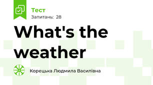 What's the weather