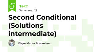 Second Conditional (Solutions intermediate)