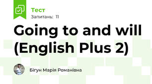 Going to and will (English Plus 2)