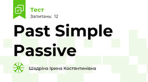 Past Simple Passive 