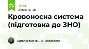 Кровоносна система (підготовка до ЗНО)