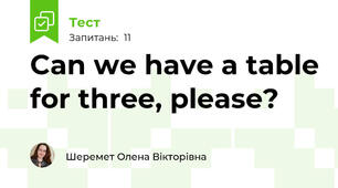 Can we have a table for three, please?