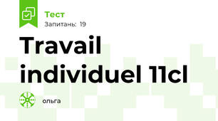 Travail individuel 11cl