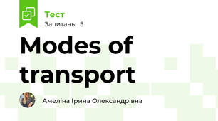 Modes of transport