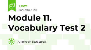 Module 11. Vocabulary Test 2