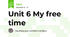 Unit 6 My free time 