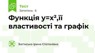 Функція у=х²,її властивості та графік