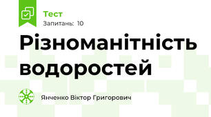 Різноманітність водоростей