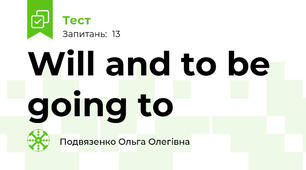 Will and to be going to