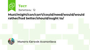 Must/might/can/can't/could/need/would/would rather/had better/should/ought to/
