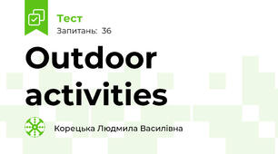 Outdoor activities