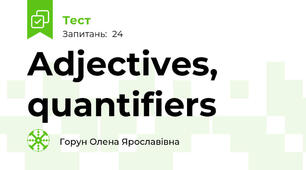 Adjectives, quantifiers