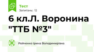 6 кл.Л. Воронина "ТТБ №3"