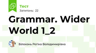Grammar. Wider World 1_2