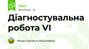 Діагностувальна робота VІ