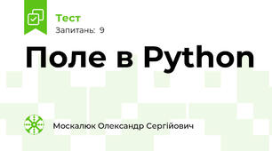 Поле в Python
