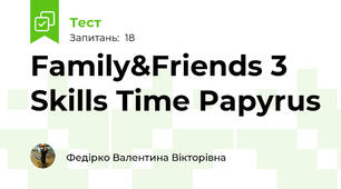 Family&Friends 3 Skills Time Papyrus