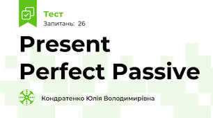 Present Perfect Passive