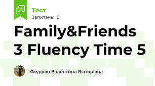 Family&Friends 3 Fluency Time 5