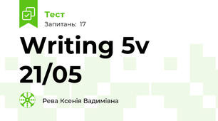 Writing 5v 21/05