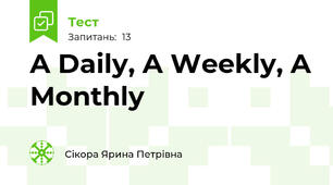  A Daily, A Weekly, A Monthly