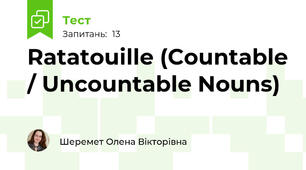 Ratatouille (Countable / Uncountable Nouns)