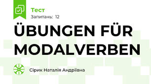 ÜBUNGEN FÜR MODALVERBEN