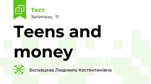 Teens and money