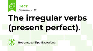 The irregular verbs (present perfect).