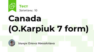 Canada  (O.Karpiuk 7 form)