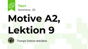Motive A2, Lektion 9
