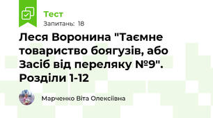 Леся Воронина "Таємне товариство боягузів, або Засіб від переляку №9". Розділи 1-12