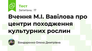Вчення М.І. Вавілова про центри походження культурних рослин