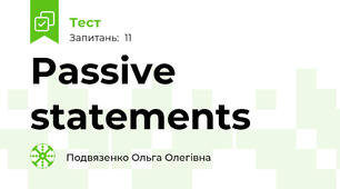 Passive statements