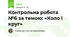 Контрольна робота №6 за темою: «Коло і круг»