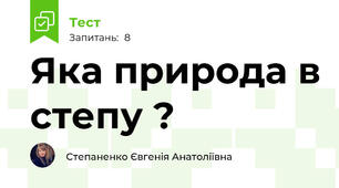 Яка природа в степу ?