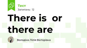 There is  or there are