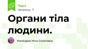 Органи тіла людини.