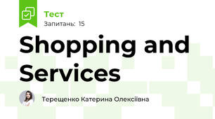 Shopping and Services