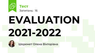 EVALUATION 2021-2022 