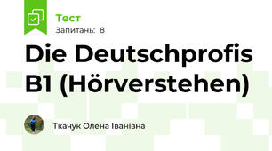 Die Deutschprofis B1 (Hörverstehen)