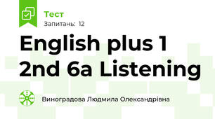 English plus 1 2nd 6a Listening
