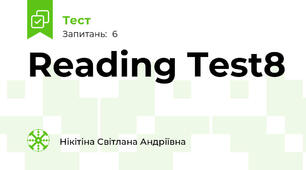Reading Test8
