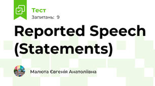 Reported Speech (Statements)