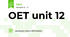  OET unit 12